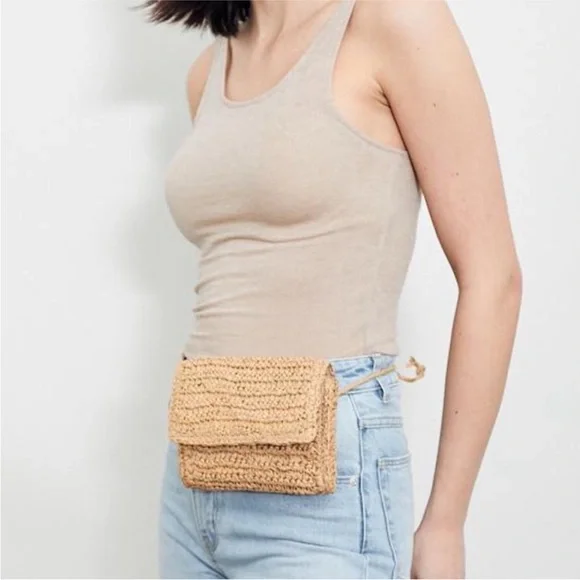 The Atalena Raffia Belt Bag by Paloma Wool MISSING STRAP - Picture 1 of 9